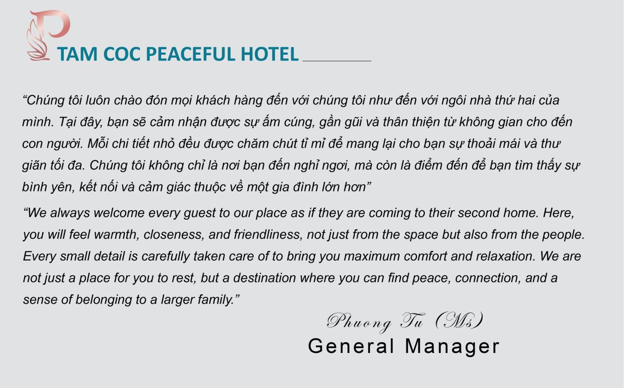 Tam Coc Peaceful Hotel Нин Бин Екстериор снимка